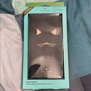 Kate Spade iPhone 7/8 Plus Cat Folio Case